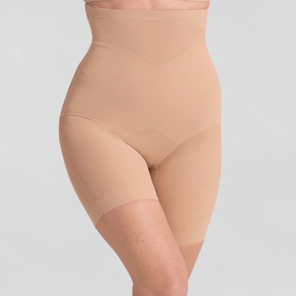 HoneyLove SuperPower Short Shapewear LARGE Sand NEW